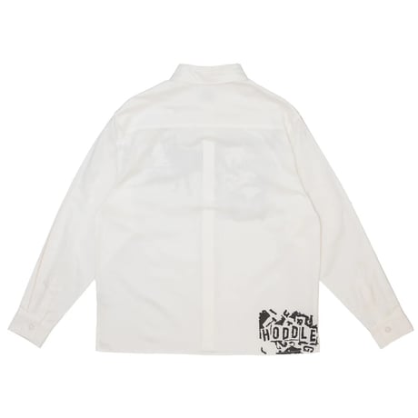 Hoddle A Sane Reaction Oxford Shirt - White