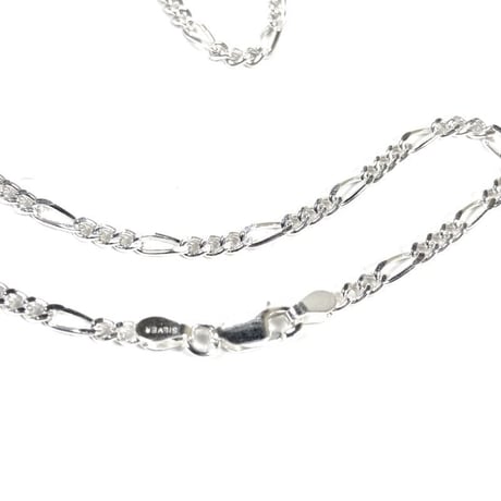 925 Sterling Silver 1.5mm Figaro Chain Necklace