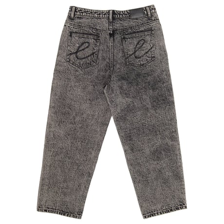 Hoddle Skateboards 16 Ounce Ranger Jeans Black Acid Wash