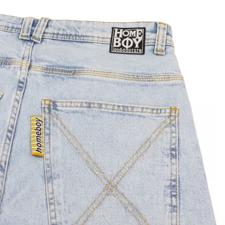 Homeboy x-tra Monster Denim Shorts - Moon