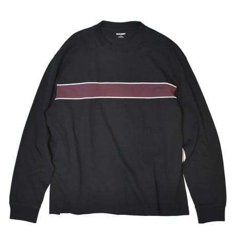 Old Navy Heavyweight Chest-Stripe T-Shirts - Black