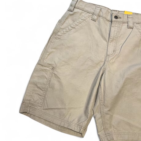 CARHARTT B147 Loose Fit Canvas Utility Work Shorts - Tan