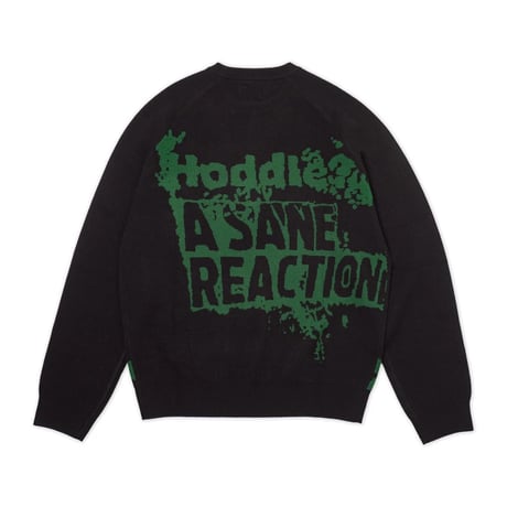 Hoddle Sane Reaction Knit - Black/Green