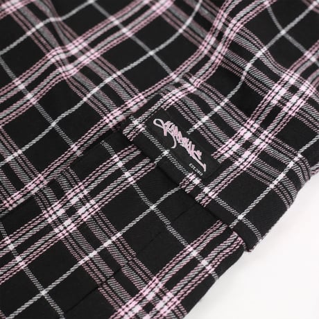 YARDSALE Shoreline Plaid Shorts - Black