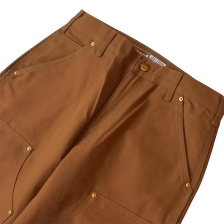 Carhartt USA B01 Double Front Work Dungaree - Carhartt Brown