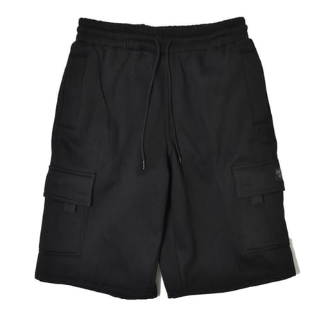 FB County Fleece Cargo Shorts - Black