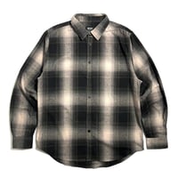 Shakawear Plaid Flannel Overshirts Shadow Black