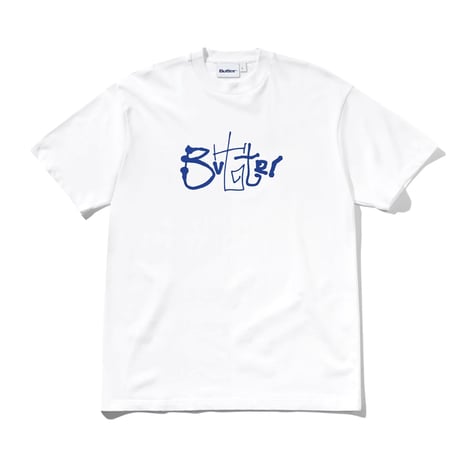 BUTTER GOODS Scribble Tee - White