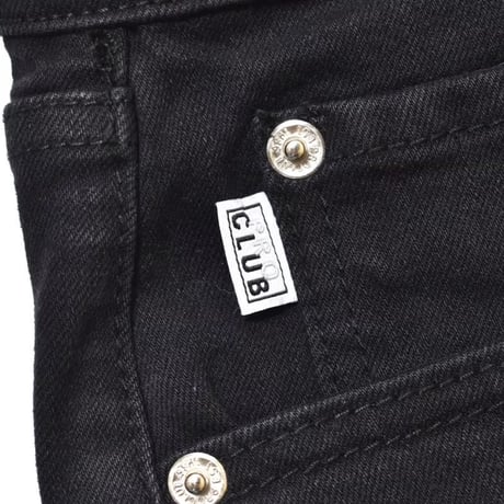 PRO CLUB Heavyweight Baggy Denim Shorts - Black