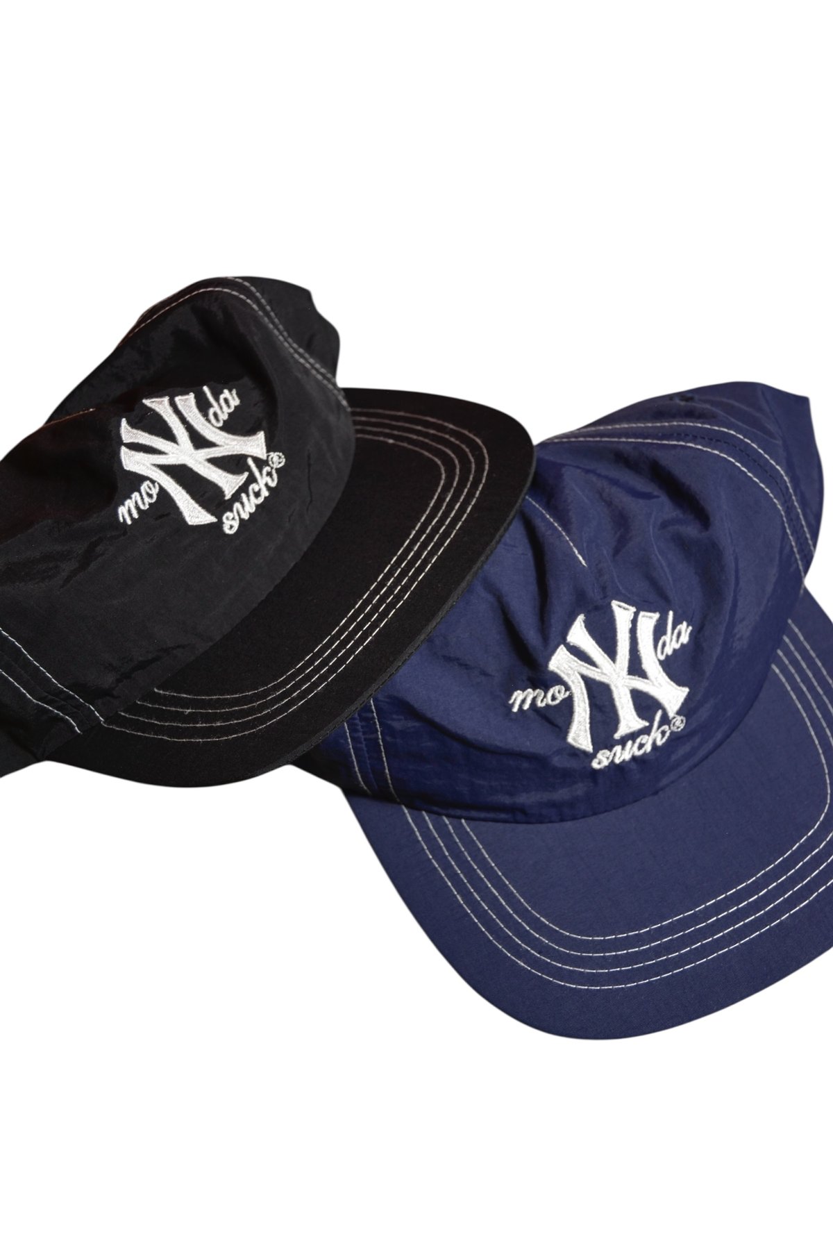 MONDAYSUCK Nylon NYC Hat - Black | RAWDRIP OSAK