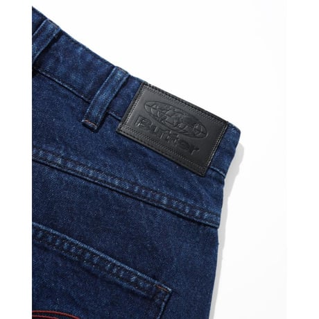BUTTERGOODS Drummer Baggy Denim Jeans - Dark Indigo