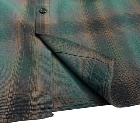 FB County S/S Checker Flannel Shirts - Black/Green