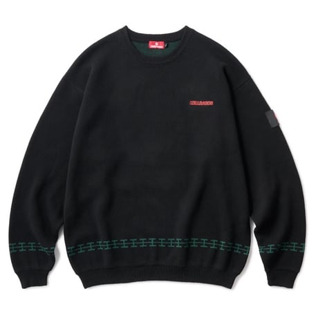 Hellrazor All to my People Crew Knit - Black