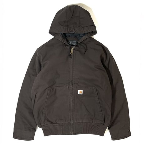 Carhartt USA J130(104050) Washed Duck Insulated Active Jacket Dark Brown