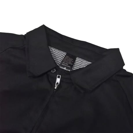 Beimar Cotton Houndstooth Drizzler Jacket - Black