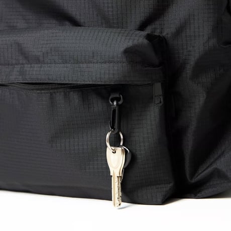 Packing Rip Stop Backpack - Black [PA-051]