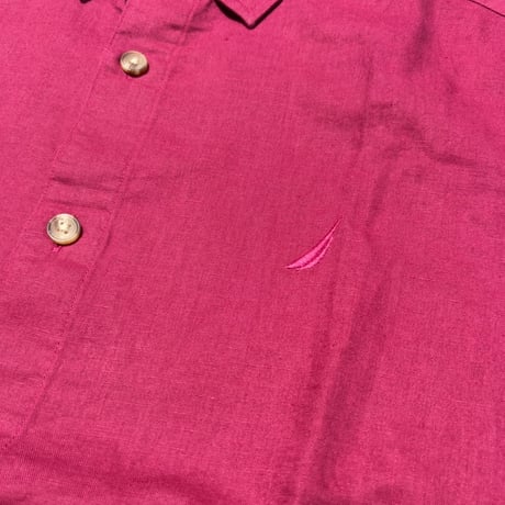 NAUTICA S/S Shirt - Wine Red