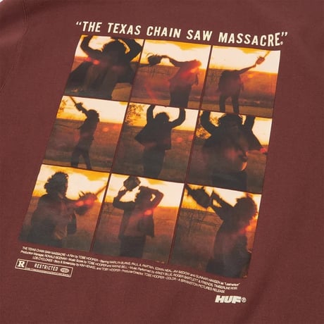 HUF x The Texas Chainsaw Massacre Unparalleled Terror Crewneck Chocolate