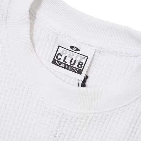 PRO CLUB Heavywide S/S Thermal Tee - White
