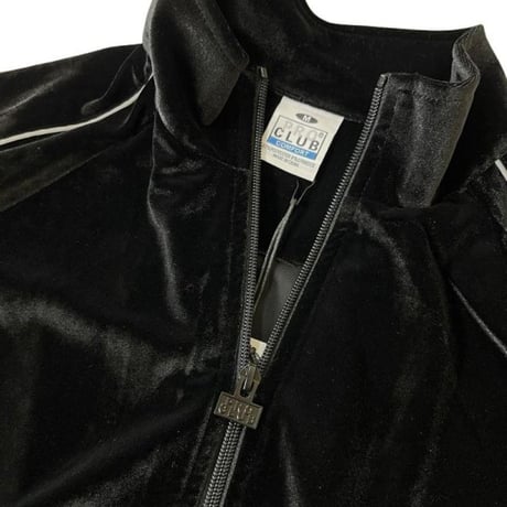 PRO CLUB Comfort Velour Track Jacket - Black