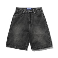 Butter Goods Drummer Baggy Denim Shorts - Black