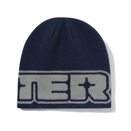 BUTTER GOODS Glint Reversible Skully Beanie - Grey/Navy