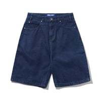 Butter Goods Drummer Baggy Denim Shorts - Dark Indigo