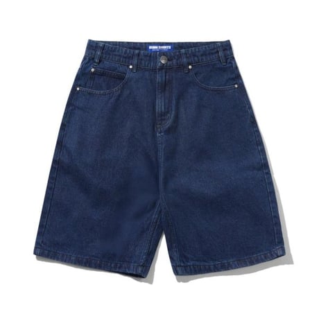 Butter Goods Drummer Baggy Denim Shorts - Dark Indigo