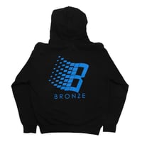 Bronze56K Logo Puff Print Hoodie Black