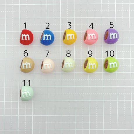 Ｎｏ.1028  ミニミニ  ｍ チョコ  デコパーツ