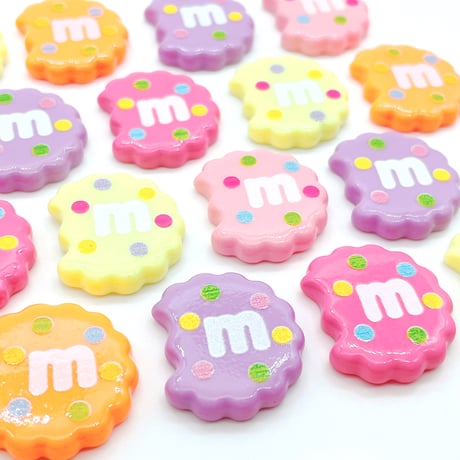 Ｎｏ．929   【縦25mmサイズ】  M  食べかけ  デコパーツ