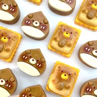Ｎｏ．933   くま   栗ふう  ケーキ ビスケット デコパーツ