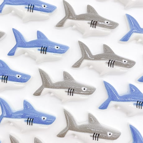 Ｎｏ．852   サメ   魚  海   デコパーツ