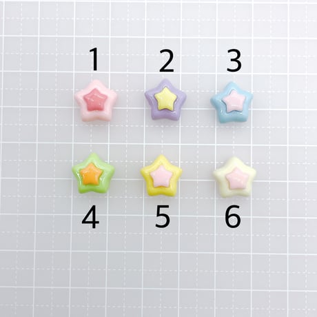 Ｎｏ．926   星  スター   ミニ   デコパーツ