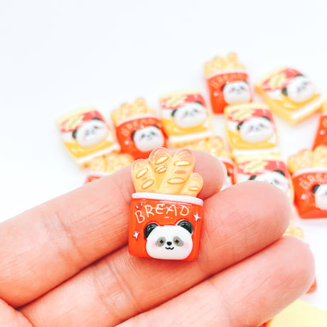 Ｎｏ．997    パンダ   パン  おかし  デコパーツ