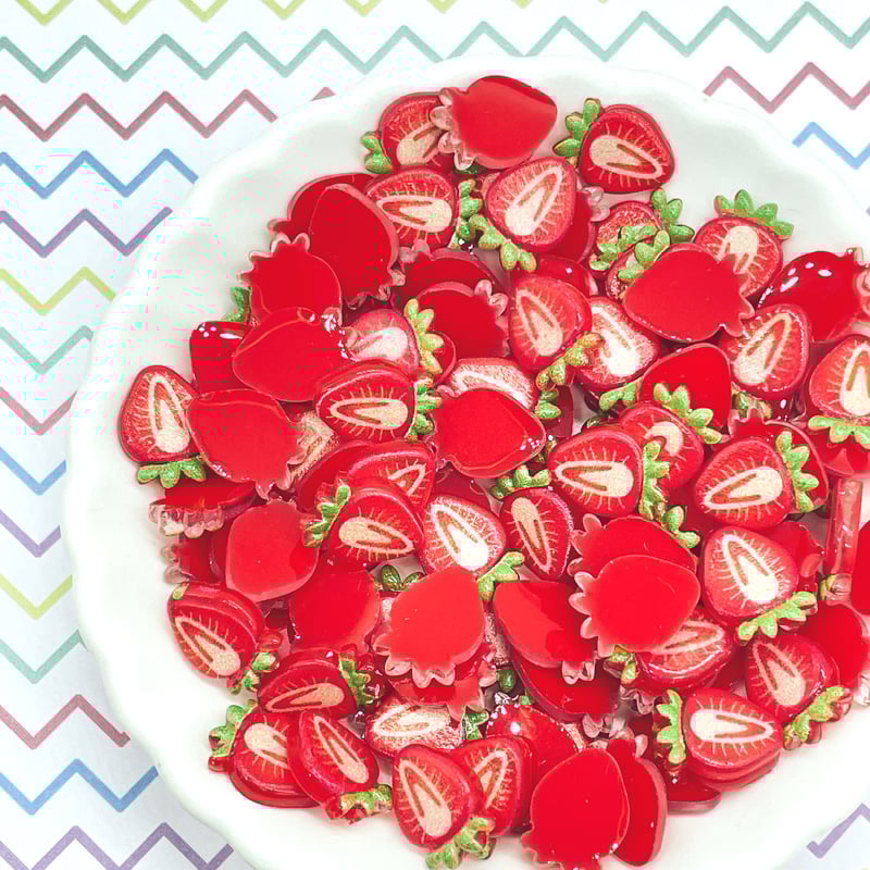 No．888 いちご ミニ パーツ ネイル | DECOPARTS SHOP はぴいちご