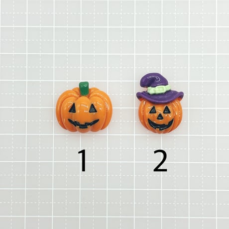 Ｎｏ．939   ハロウィン  かぼちゃ  おばけ  デコパーツ