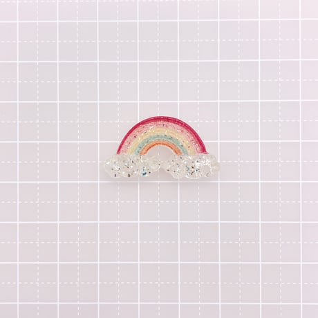 Ｎｏ．911   虹   にじ  デコパーツ