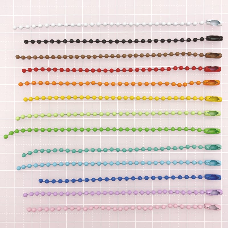 No．972 カラー ボールチェーン | DECOPARTS SHOP はぴいちご