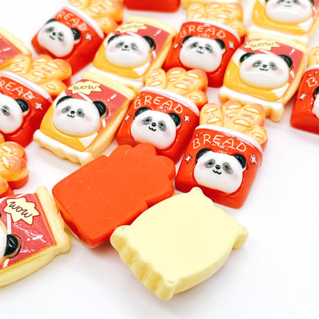 Ｎｏ．997    パンダ   パン  おかし  デコパーツ