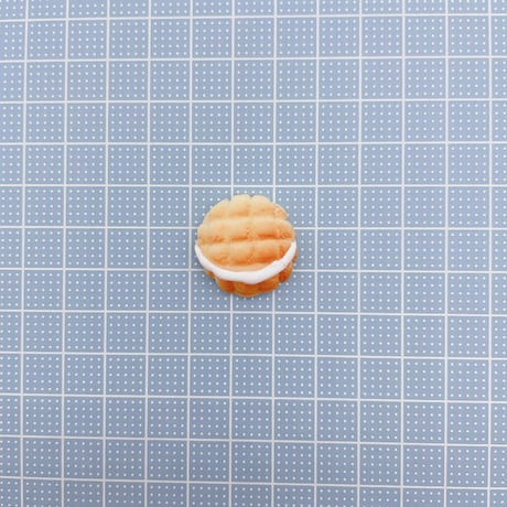 Ｎｏ．417   クリーム  ホイップ メロンパン  デコパーツ