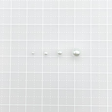 Ｎｏ．968   \3mm/  ホワイト  パール  トッピング