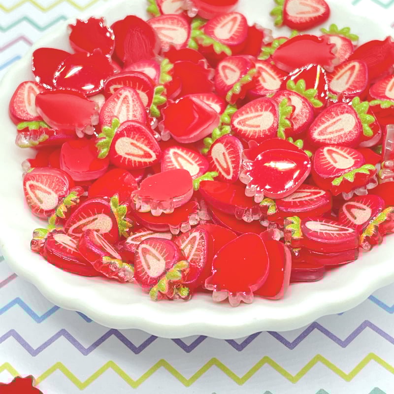 No．888 いちご ミニ パーツ ネイル | DECOPARTS SHOP はぴいちご