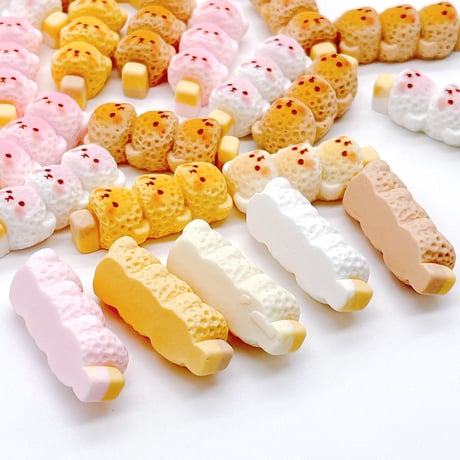 Ｎｏ．1019    クマ  くま  団子串  デコパーツ