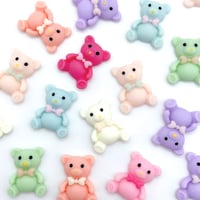 Ｎｏ．382   くま　カラフル　パーツ　デコパーツ
