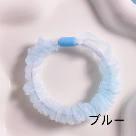 Ｎｏ．934 台座付き ヘアゴム  シュシュ