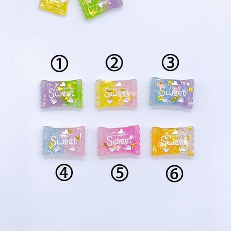 Ｎｏ．208    sweet  キャンディ  デコパーツ