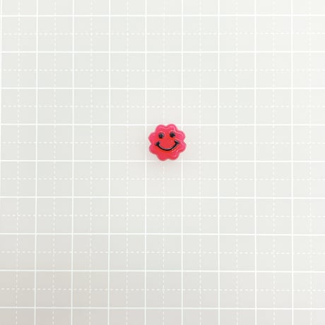 Ｎｏ．885  \50個/   にこちゃん  ビーズ 花型