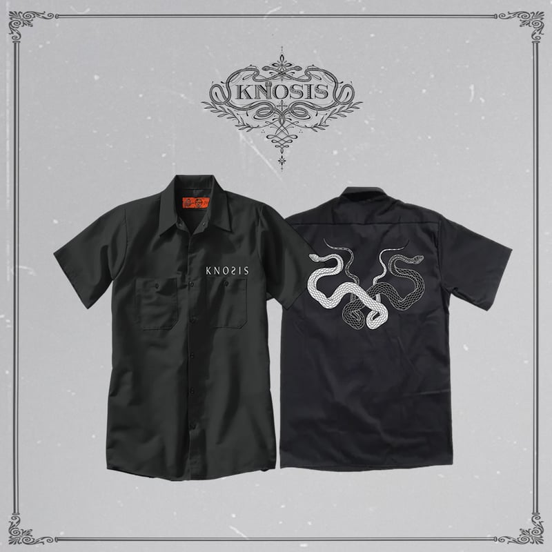 Knosis Logo Work Shirt / Black | Knosis
