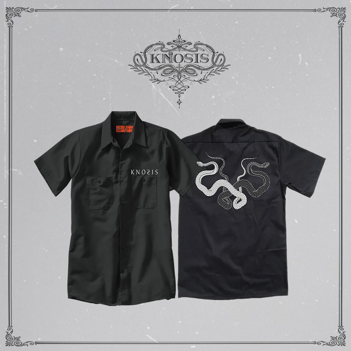 Knosis Logo Work Shirt / Black | Knosis
